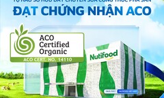 Nutifood sở hữu dây chuyền sữa công thức pha sẵn đầu tiên tại Việt Nam đạt Chứng nhận Hữu cơ Úc (ACO)