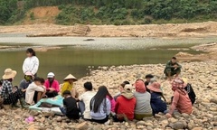 Tìm thấy thi thể 2 học sinh lớp 3 trên sông Đakrông, Quảng Trị