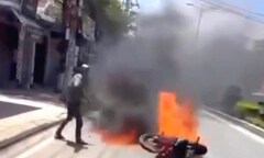 Danh tính người đàn ông đốt xe khi bị kiểm tra độ cồn ở Khánh Hoà