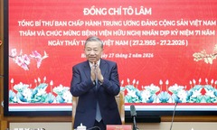 Phát biểu của Tổng Bí thư Tô Lâm nhân dịp thăm, chúc mừng Bệnh viện Hữu Nghị