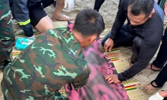 Tìm thấy thi thể bé trai nghi đuối nước tại bờ kè biển ở Khánh Hòa