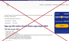Cánh bảo website giả mạo trường cao đẳng quảng cáo app vay tiền online