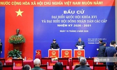 Số liệu mới nhất: 99,68% tỉ lệ cử tri cả nước tham gia bỏ phiếu