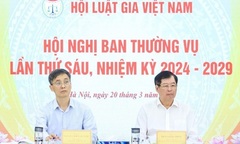 Hội nghị Ban Thường vụ Hội Luật gia Việt Nam lần thứ 6