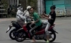 Công an xử lý các đối tượng rượt đuổi đánh nhau trên đường ở TP.HCM