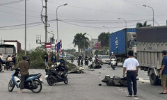 Ô tô tông liên hoàn xe máy ở Ninh Bình, 2 phụ nữ tử vong tại chỗ