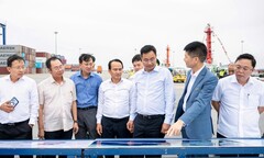 Đoàn công tác Thường vụ Thành ủy Đà Nẵng làm việc tại Cảng Hateco: Bước tiến chiến lược nối liền hai siêu cảng biển