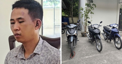 “Siêu trộm” có 6 tiền án bị bắt tại Hà Nội