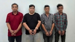 Bắt khẩn cấp nhóm đối tượng mang hung khí, đuổi chém nhau tại bãi đá ở TP.HCM