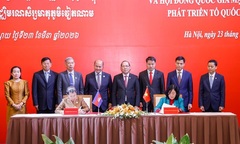 Việt Nam và Campuchia tăng cường hợp tác công tác Mặt trận