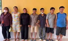 Triệt phá nhóm đánh bạc, tạm giữ hình sự 7 đối tượng ở Đồng Nai