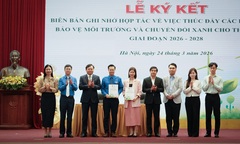 Quỹ Vì tương lai xanh cùng Đoàn Thanh niên Bộ Nông nghiệp & Môi trường chung tay thúc đẩy sáng kiến xanh