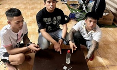 Bắt quả tang nhóm thanh niên  "bay lắc ", tàng trữ 3 khẩu súng và 10 viên đạn