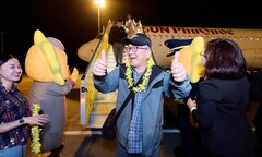Sun PhuQuoc Airways mở đường bay quốc tế đầu tiên, đưa hơn 200 khách Đài Loan (Trung Quốc) đến Phú Quốc
