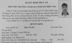 Công an Hải Phòng truy nã Kha Văn Du