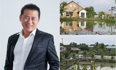 Cận cảnh nhà vườn 3.000m2 xanh mướt của “ông hoàng nhạc đỏ” Tạ Minh Tâm