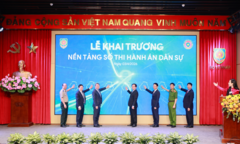 Bộ Tư pháp khai trương nền tảng số thi hành án dân sự số hóa 100%, kết nối trung tâm dữ liệu quốc gia và VNeID