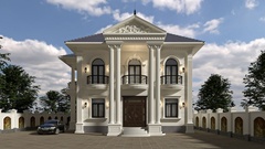 Mẫu biệt thự tân cổ điển 2 tầng 1 tỷ