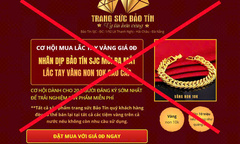 Công an cảnh báo chiêu trò lừa đảo tinh vi nhắm vào giao dịch vàng SJC