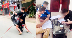  "Biểu diễn bốc đầu " xe máy điện giữa phố, nam thanh niên bị tạm giữ phương tiện