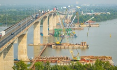 Sôi nổi khí thế thi công trên các công trường giao thông trọng điểm