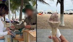Xác minh thông tin du khách Thái Lan tố bị  "chặt chém " cây kem giá 100.000 đồng