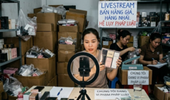 Nguy cơ bị xử phạt vì hành vi bán hàng qua livestream trên mạng xã hội không tuân thủ quy định pháp luật