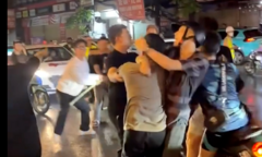 Vụ clip 2 nhóm thanh niên thách thức, định lao vào ẩu đả trong đêm ở Hà Nội: Công an vào cuộc xác minh