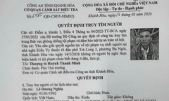 Vụ người phụ nữ tử vong bất thường tại nhà nghỉ ở Khánh Hòa: Danh tính người đàn ông bị truy tìm