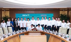 BIDV và HUD tăng cường hợp tác hướng tới phát triển bền vững