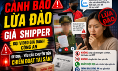 Cảnh báo thủ đoạn giả shipper dẫn dụ nạn nhân vào “bẫy”