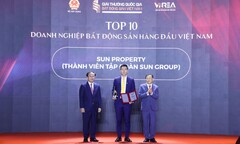 Sun Property “chiến thắng” 4 hạng mục quan trọng tại Giải thưởng Quốc gia Bất động sản Việt Nam 2026