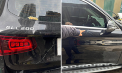 Thông tin mới vụ người phụ nữ cào xước sơn, đập kính, bẻ gương xe Mercedes GLC200