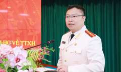 Thiếu tá Nguyễn Quốc Huy giữ chức Giám đốc Trung tâm Dữ liệu quốc gia về dân cư
