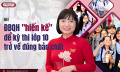 Giải pháp căn cơ xóa bỏ áp lực  "thi vào lớp 10 căng thẳng hơn thi đại học " - Bài 9: ĐBQH  "hiến kế " để kỳ thi lớp 10 trở về đúng bản chất