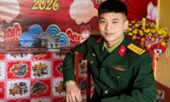 Thượng úy Lê Văn Thắng của  "Sao nhập ngũ " qua đời ở tuổi 28