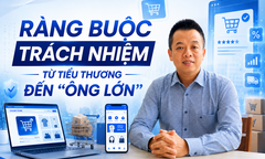  Ông Trần Mạnh Hoàng Việt: Luật Thương mại điện tử ràng buộc trách nhiệm từ tiểu thương đến  "ông lớn " trên sàn