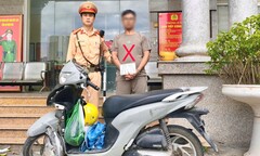 Hà Nội: Phát hiện xe máy trộm cắp sau vụ va chạm giao thông