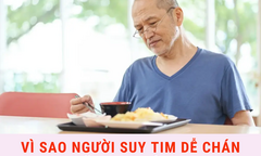 Vì sao người suy tim dễ chán ăn, sụt cân?