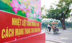 Hà Nội trang hoàng chào mừng 81 năm Quốc khánh 2/9