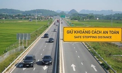 Xe chen ngang làm mất khoảng cách an toàn trên cao tốc, tài xế có bị xử phạt?
