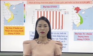 Tháng 9/2026: Dự báo bão còn phức tạp, nắng nóng giảm dần