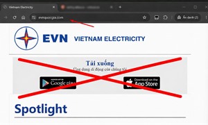 Cảnh báo ứng dụng giả mạo thương hiệu EVN có chứa mã độc, chiếm đoạt tài khoản ngân hàng