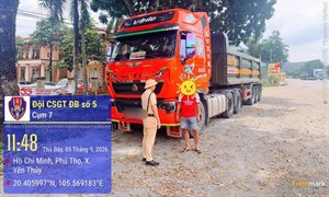 Xử lý tài xế và chủ xe đầu kéo bị tước kiểm định nhưng vẫn “vô tư” ra đường