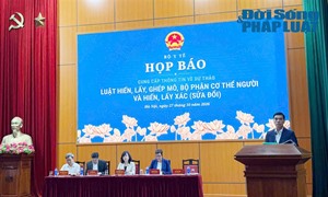 Bộ Y tế họp báo làm rõ về đề xuất cho người dưới 18 tuổi hiến mô, tạng