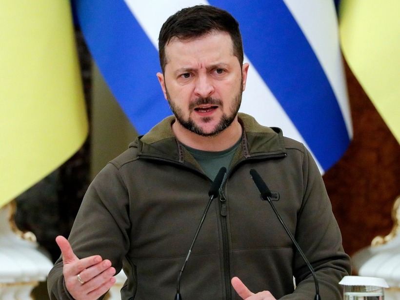 Tổng thống Ukraine Volodymyr Zelenskyy. Ảnh: Guardian