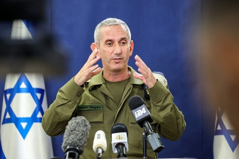 israel se so tan nguoi dan palestine truoc khi tan cong rafah1 Phát ngôn viên Lực lượng Phòng vệ Israel (IDF) Daniel Hagari. Ảnh: WSJ