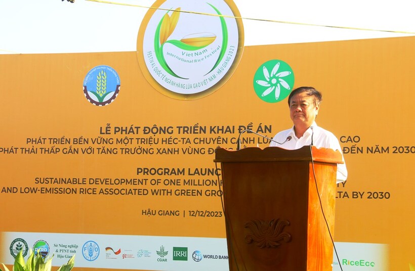 bt le minh hoan Bộ trưởng Bộ Nông nghiệp và Phát triển nông thôn Lê Minh Hoan phát biểu tại lễ phát động đề án