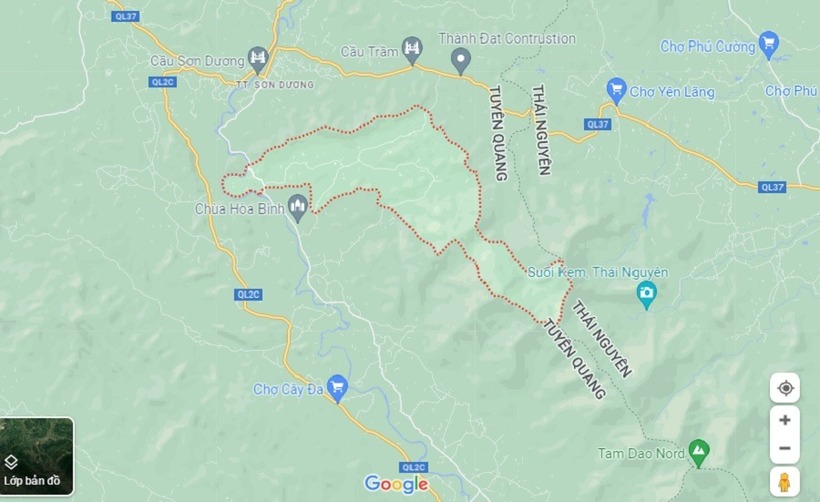 hinh xam rong vach mat nghi pham giet nguoi bo tron suot 25 nam o tuyen quang 1 Địa giới hành chính xã Kháng Nhật, nơi Mai Văn Thi sinh sống trước khi bị bắt giữ. Ảnh: Thanh Niên