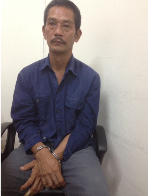 hanh trinh vach mat ke thu ac ky 1 hung thu giet nguoi binh tinh lan tron 23 nam muu cau hanh phuc voi 18 co bo nhi1 Phạm Quang Đạo thời điểm bị bắt giữ. Ảnh: Báo Công an TP.HCM